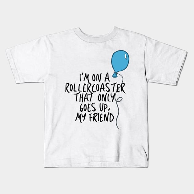 The Fault in Our Stars - Roller-coaster balloon Kids T-Shirt by Allabeckzz